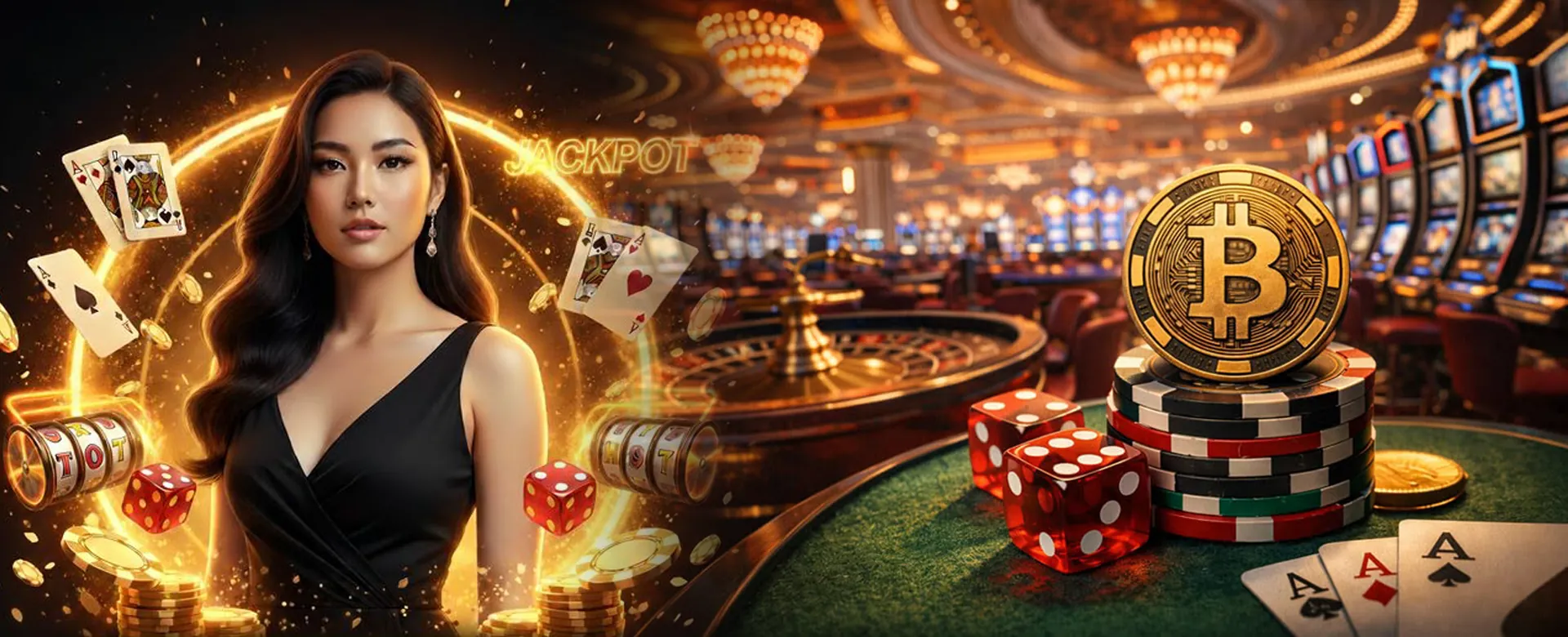 nustar online gaming platform with golden chips and luxurious background